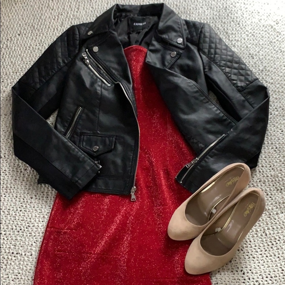 Red Shimmery Dress